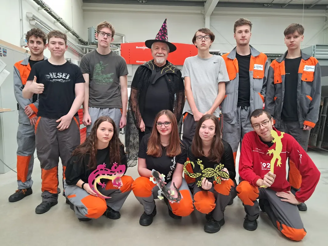 Společná fotografie s panem ředitelem